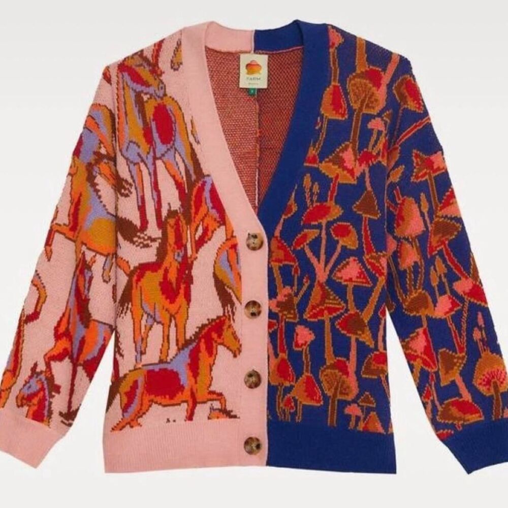 Farm-rio Women's multi Cardigan